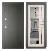 Двери ТИТАН-2050х960 Зеркало Графит