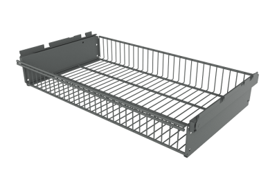 Корзина выдвижная Титан GS 563х440х85 серебристая